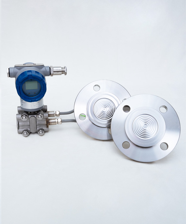 Chemical Seal Flat Diaphragm Dual Remote Seal Differential Pressure Transmitter ...